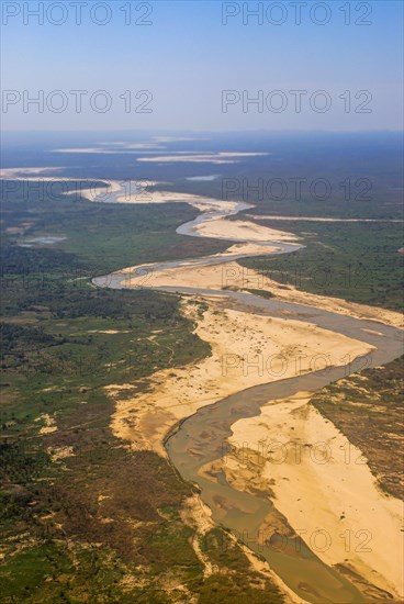 Aerial of the untouched east coast south of Morondave