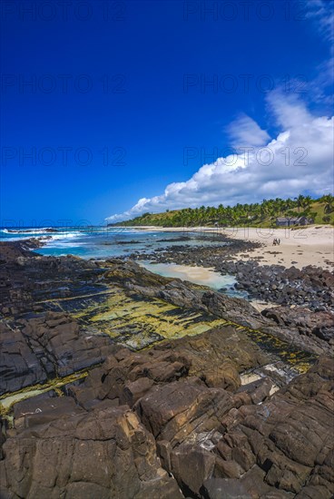 Northern beach Plage du Nord on the island Ile Sainte-Marie although Nosy Boraha