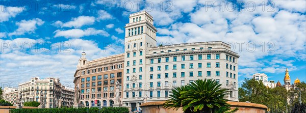 Plaza de Catalunya in Barcelona