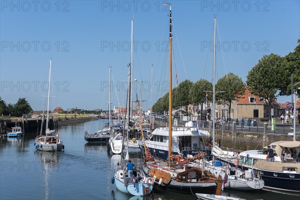 Yachts at the quay Nieuwe Haven