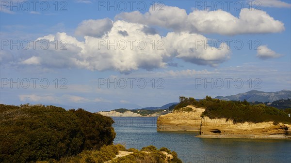 Bizarre rock formations on the coast