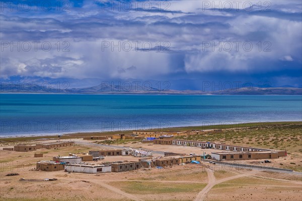 Village on Lake Manasarovar