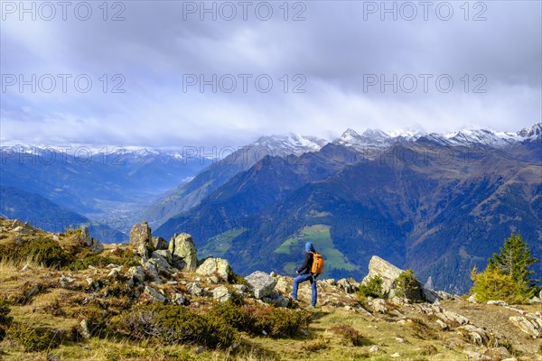 Hikers on the Almenweg