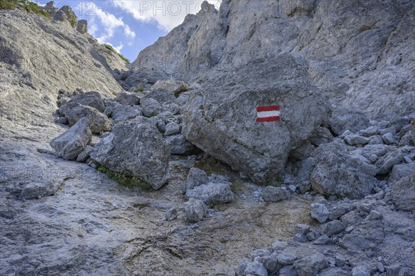 Steep ascent in the Gsengscharte