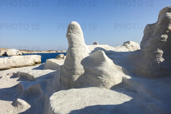 Volcanic Rock formations of Sarakiniko on Milos