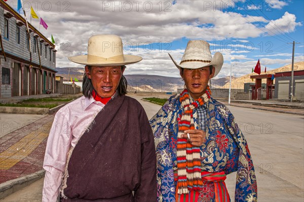 Traditional festival of the tribes in Gerze Western Tibet