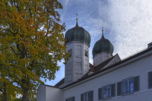 Towers of the monastery church of St. Lambert