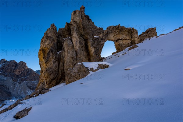 Rock gate in Val dAgnel