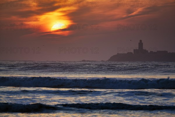 Sunset on the Atlantic Ocean