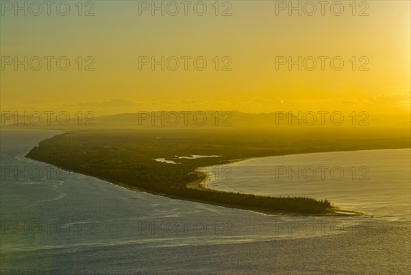 Aerial of the Island Ile Sainte Marie