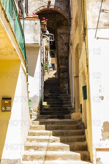 Steep staircase in Capoliveri