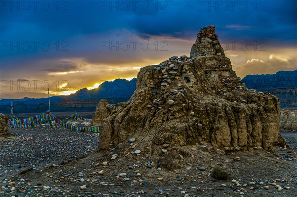 Stupa in the kingdom of Guge