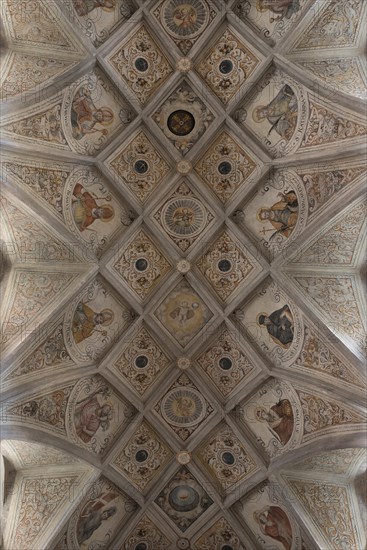 Ceiling vault of the monastery church St. Lambert
