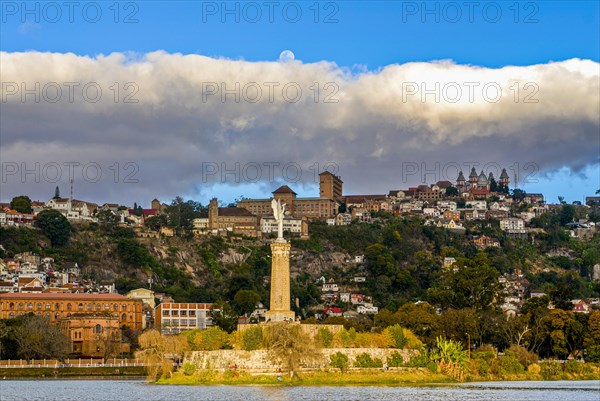 View over the capital Antananarivo