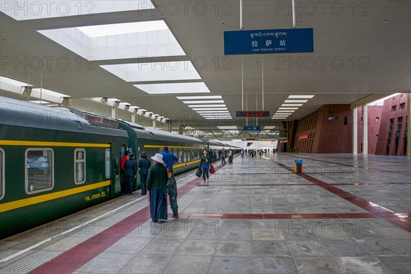 The railway station of Lhasa