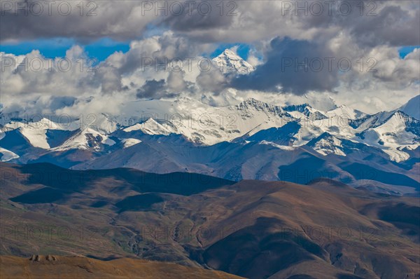 Great view for the Mount Everest and the Himalaya range