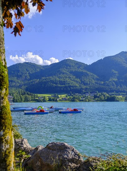 Pedal boats on Lake Fuschl