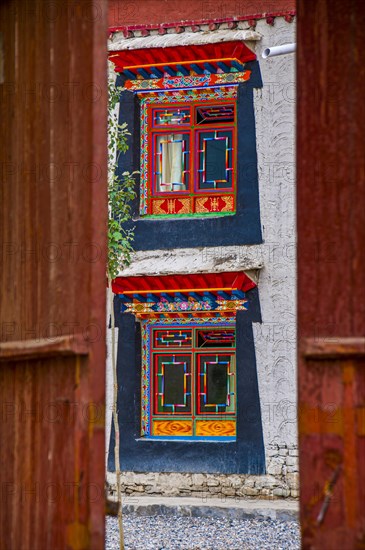 Entrance to an old temple in the kingdom of Guge