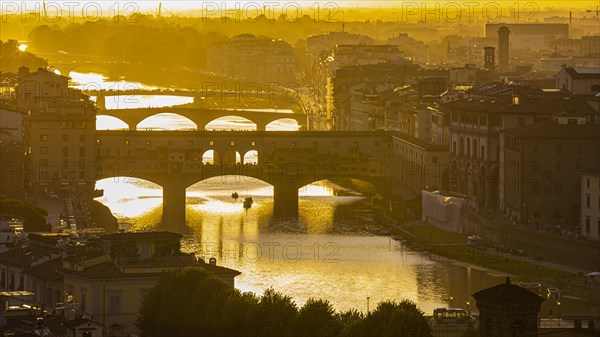 Sunset over the Ponte Vecchio