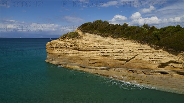 Bizarre rock formations on the coast