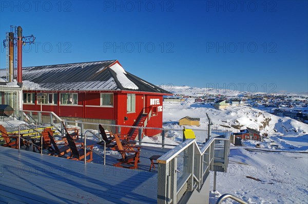 Terrace of a hotel