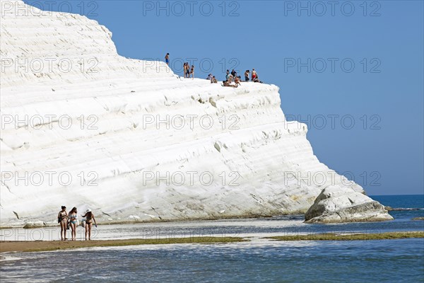 Chalk cliff Scala dei Turchi