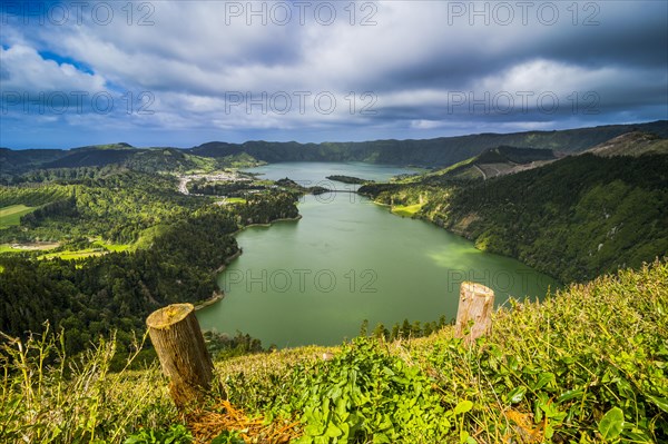 Overlook over the Sete Cidades crater