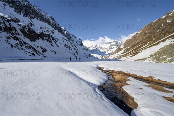 Snow-covered mountains