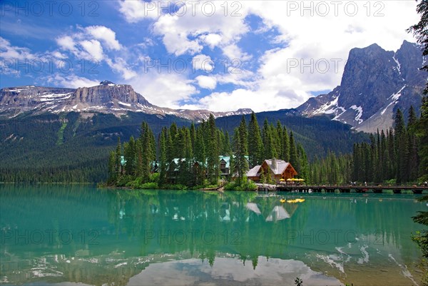 Lake with crystal clear water