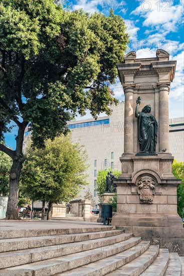 Plaza de Catalunya in Barcelona