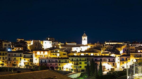 Illuminated houses in Capoliveri