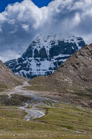 Mount Kailash along the Kailash Kora