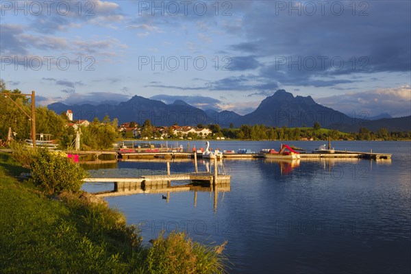 Boat rental at the Hopfensee