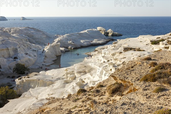 Volcanic Rock formations of Sarakiniko on Milos