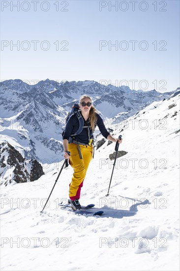 Ski tourers in good weather