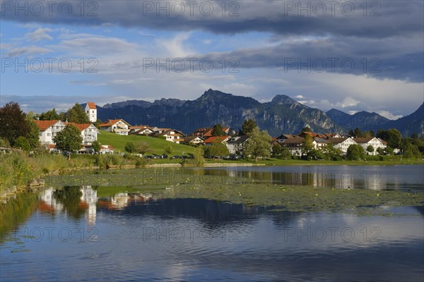 Village view with Hopfensee