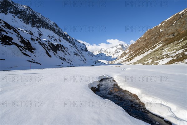 Snow-covered mountains