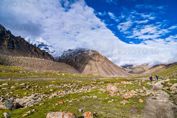 Mount Kailash along the Kailash Kora