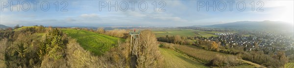 Lookout tower with view of western Lake Constance