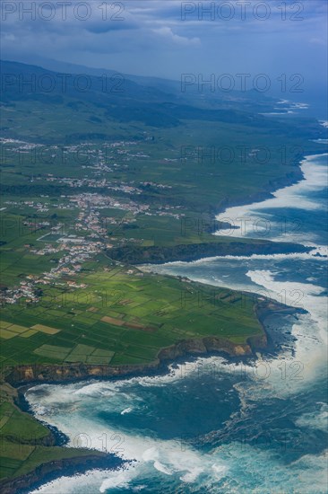 Aerial of the Island of Terceira