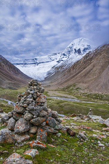 Mount Kailash along the Kailash Kora