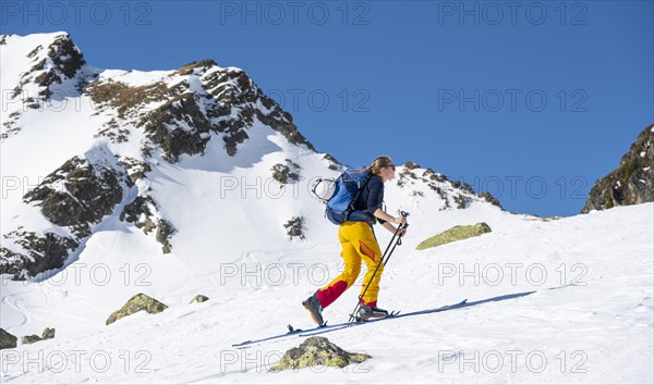 Ski tourers in good weather