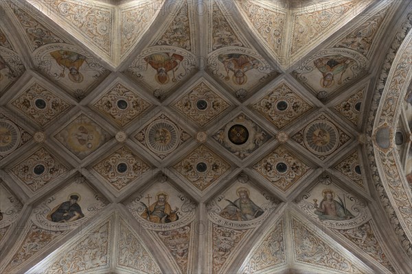 Ceiling vault of the monastery church St. Lambert