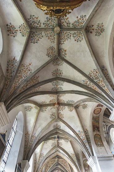 Vault in the side aisle of the monastery church of St. Lambert