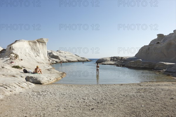 Volcanic Rock formations of Sarakiniko on Milos