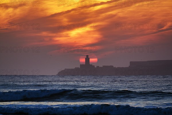 Sunset on the Atlantic Ocean