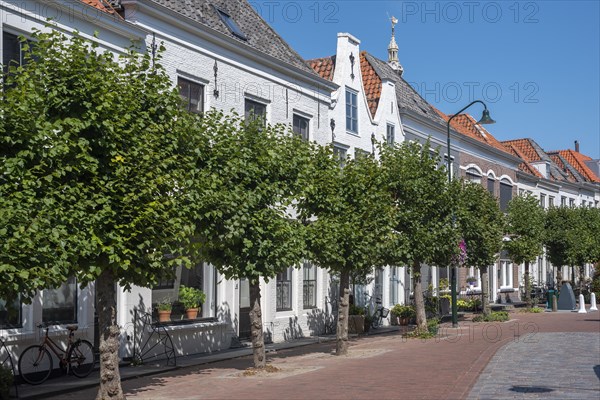 Historic house facades in Poststraat