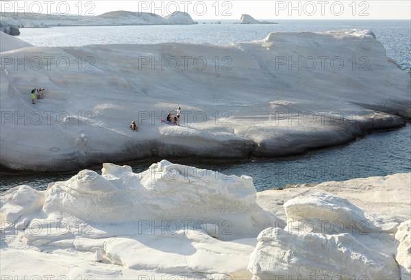 Volcanic Rock formations of Sarakiniko on Milos