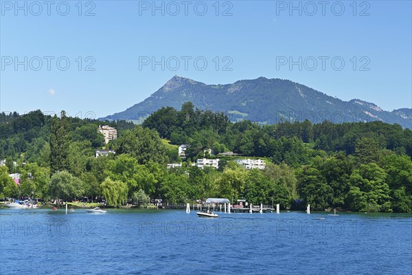 Bathing facility near the Museum of Transport on Lake Lucerne