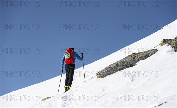 Ski tourers in good weather